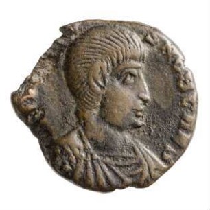 Münze, Aes 4, 355 - 360 n. Chr.?