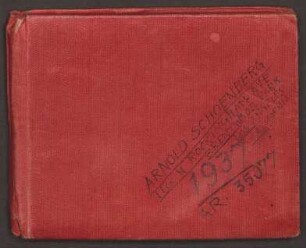 Moses und Aaron. Skizzen; orch; RufS S. 70
