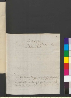 Brief von Wenzel, Johann Friedrich an Goethe, Johann Wolfgang von