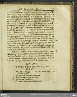 Cap. XVI. De Quo Facto Detur Actio De Pastu