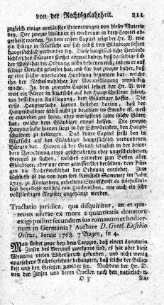 [Tractatio juridica de usuris ex mora exig.]