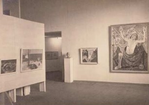 Raumaufnahmen der 2. Deutschen Kunstausstellung August/Oktober 1949