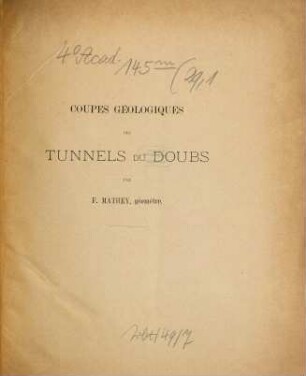 Neue Denkschriften der Allgemeinen Schweizerischen Gesellschaft für die Gesammten Naturwissenschaften : = Nouveaux mémoires de la Société Helvétique des Sciences Naturelles. 29. 1884