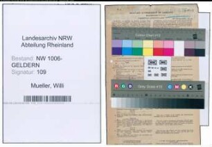 Entnazifizierung Willi Mueller , geb. 06.12.1901 (Gastwirt)