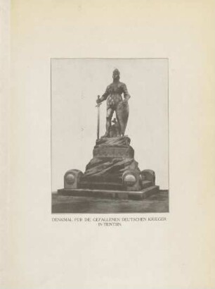 Denkmal für die gefallenen deutschen Krieger in Tientsin