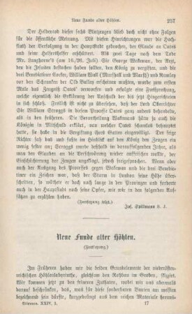 257-269 Neue Funde alter Höhlen : Fortsetzung