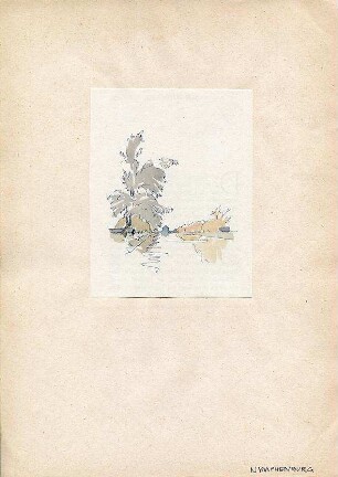 Döllgast, Hans; München; Augsburg; Handzeichnungen - Nymphenburg