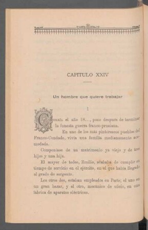 Capítulo XXIV - Un hombre que quiere trabajar