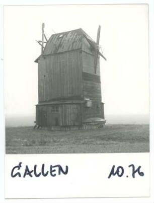 Paltrockwindmühle Jesewitz-Gallen (Eckard Mühle)