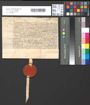 Quittung des Landgrafen Wilhelm d. M. zu Hessen.