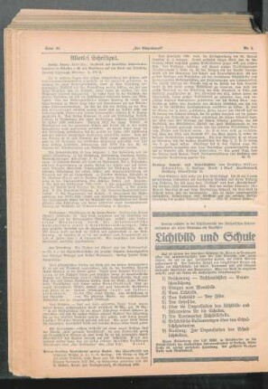 Lichtbild und Schule