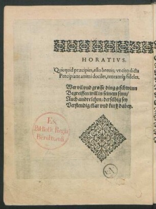 Horatius.