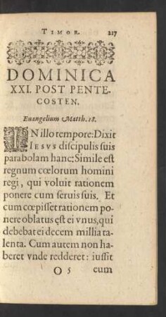 Evangelium Matth. 18.