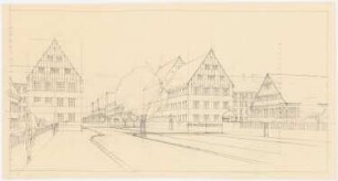 Stadtansicht: Perspektivische Ansicht