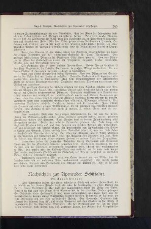 Nachrichten zur Apenrader Schiffahrt.