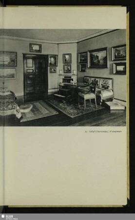 Schloß Charlottenhof, Wohnzimmer