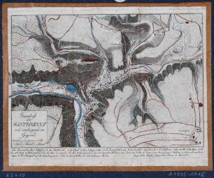 Topographische Karte der Stadt Tharandt und Umgebung bei Dresden