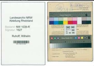 Entnazifizierung Wilhelm Ruhoff , geb. 05.03.1898 (Gemeindesekretaer)