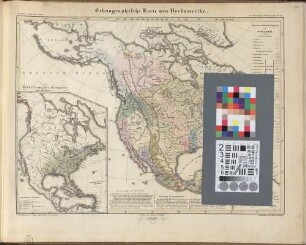 Ethnographische Karte von Nordamerika