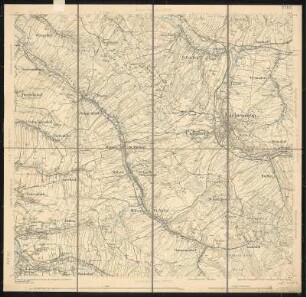 Äquidistantenkarte 112 : Section Lichtenstein, 1890 : Section Lichtenstein. - 1:25000. - Leipzig: Giesecke & Devrient, 1890. - 1 Kt.