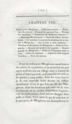 Chapitre VIII. Départ pour Mheghoun. - Différentes stations. - ...