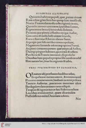 Vrbis pvlchritvdo et elegantia
