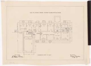 Wohnhaus Dr. Werner, Stuttgart: Grundriss KG 1:100