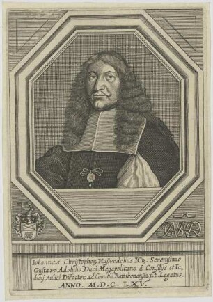 Bildnis des Iohannes Christophorus Huswedelius