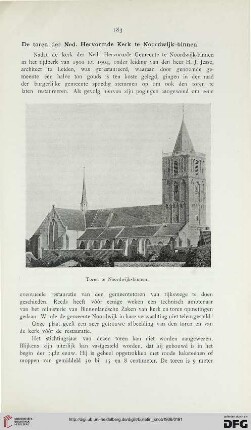 7: De toren der Ned. Hervormde Kerk te Noordwijk-binnen