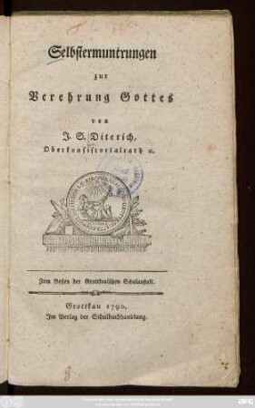 Selbstermuntrungen zur Verehrung Gottes