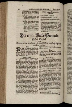 Des ersten Buchs Samuels