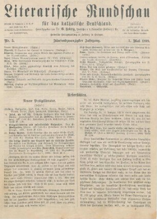 129-134 Neuere Predigtliteratur : Schluß