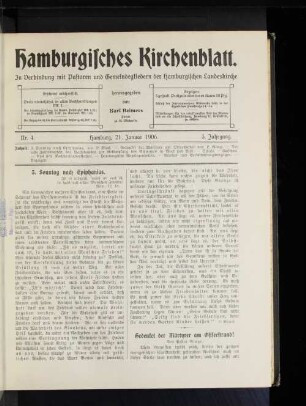 3. Sonntag nach Epiphanias
