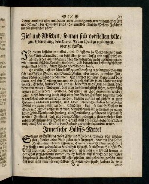 11-21, Innerliche Hülffs-Mittel. - Gegen Blutstürzungen.