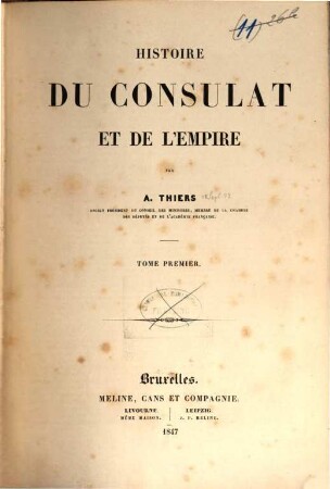 Histoire du consulat et de l'empire. 1