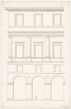 Kleiner Palazzo Spada, Rom: Fassadenansicht