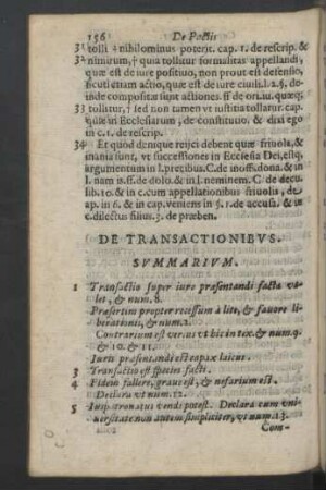 De Transactionibus.