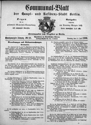 1880,28: No. 28, 11. Juli 1880