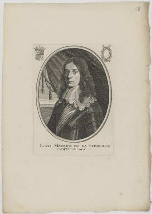 Bildnis des Lovis Mavrice de la Tremoille, Comte de Laval