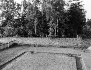 Gartengrundstück : Blick aus dem Fenster