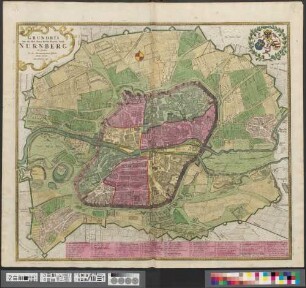 Grundris der des Heil. Röm. Reichs Freyen Stadt Nurnberg : Cum Privil. Caes.