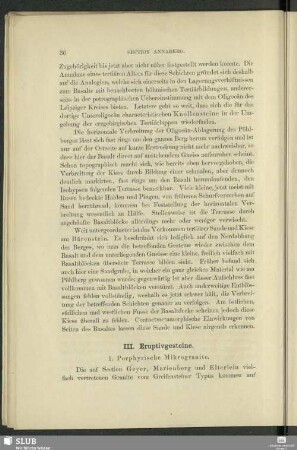 III. Eruptivgesteine
