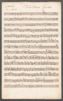 Flauto traverso concertato
