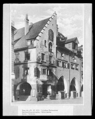 Lindau, Maximilianstraße : Lindau. Maximilianstraße. Brotlaube