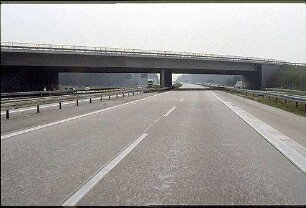 Hauptfahrbahn West (Mannheim Richtung Heilbronn): Brücke Nordwest (Hauptfahrbahn West der B36) von Norden