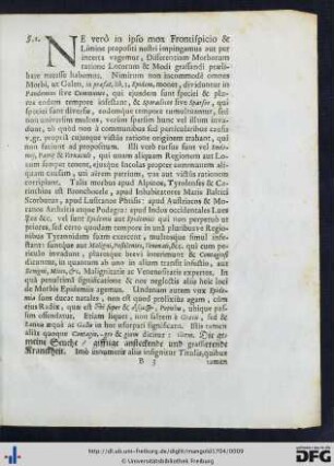 Dissertationis Medicae Inavguralis De Morbis Epidemiis Malignis.