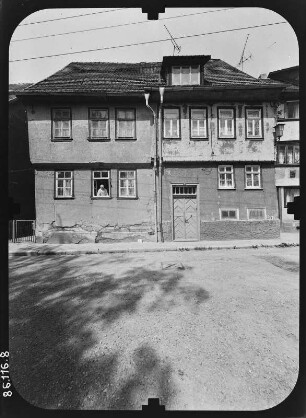 Schmalkalden, Pfaffengasse 9. Wohnhaus. Straßenfront