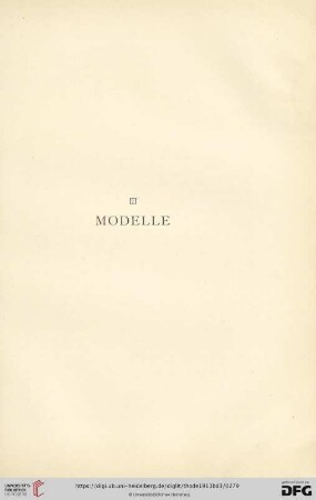 III Modelle (Nr. 557-609)