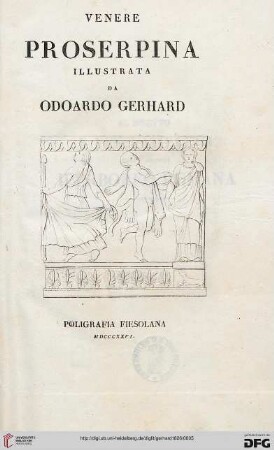 Venere Proserpina illustrata