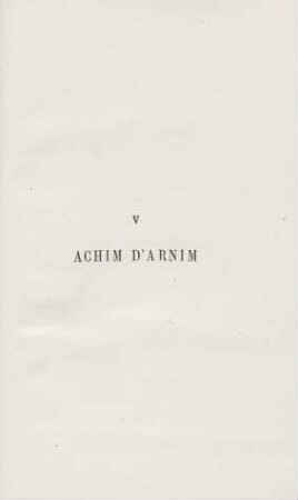 V Achim d'Arnim